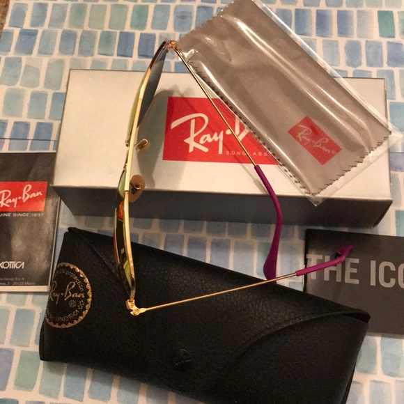 Gorgeous Ray-Ban aviator sunglasses size 58 - Picture 5 of 7